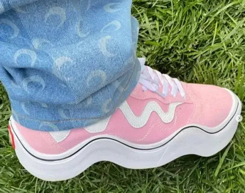 Vans x Tyga Wavy Baby Pink White  7A Premium Girls Sneakers Main image