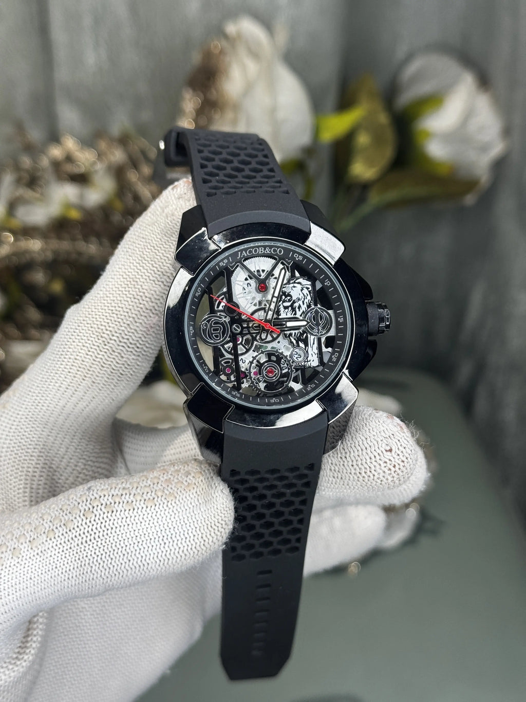 Jacob&Co. Sher E Punjab All Black Premium Quartz Watch