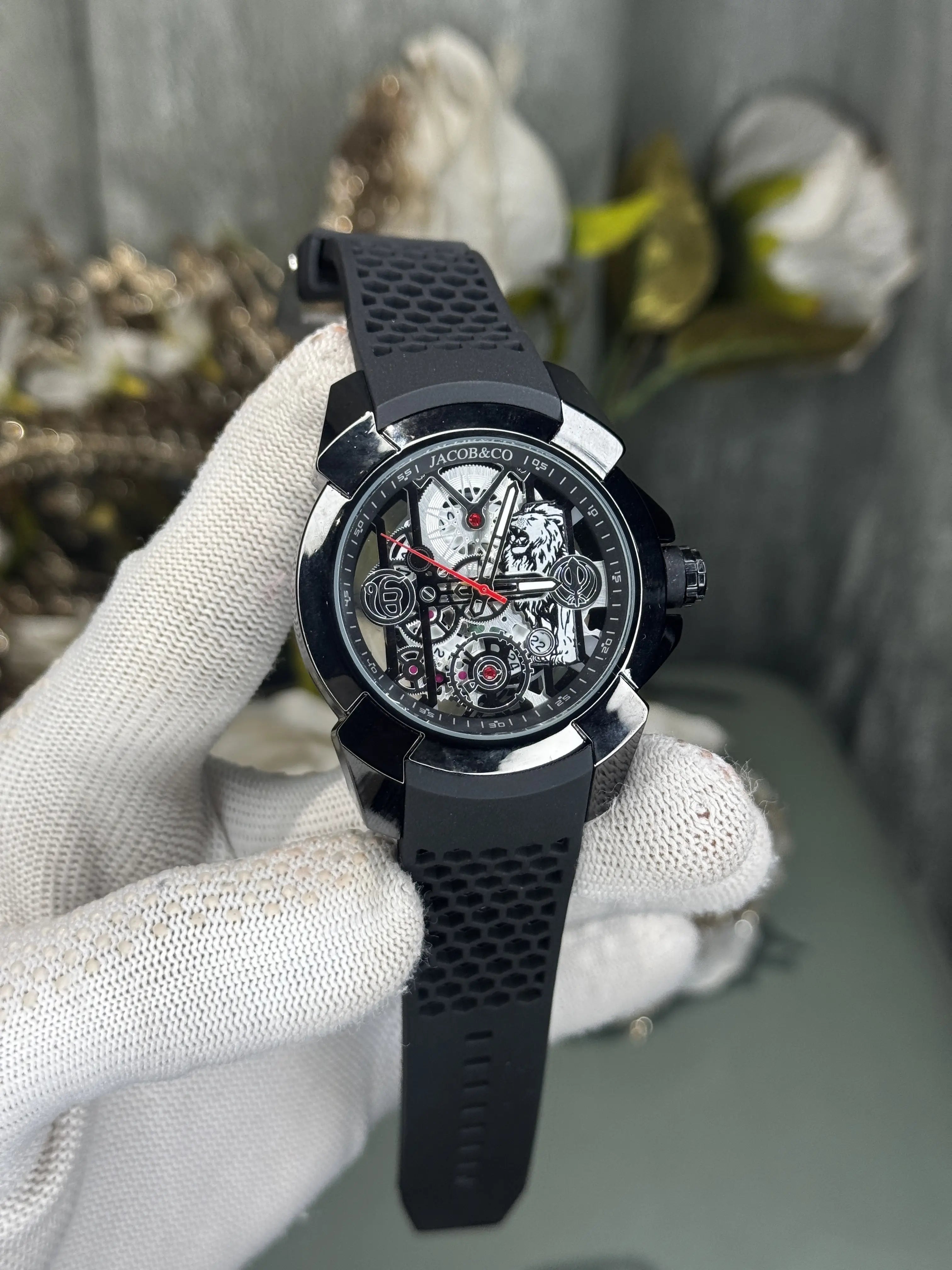 Jacob&Co. Sher E Punjab All Black Premium Quartz Watch Main image