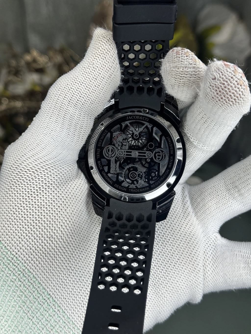 Jacob&Co. Sher E Punjab All Black Premium Quartz Watch