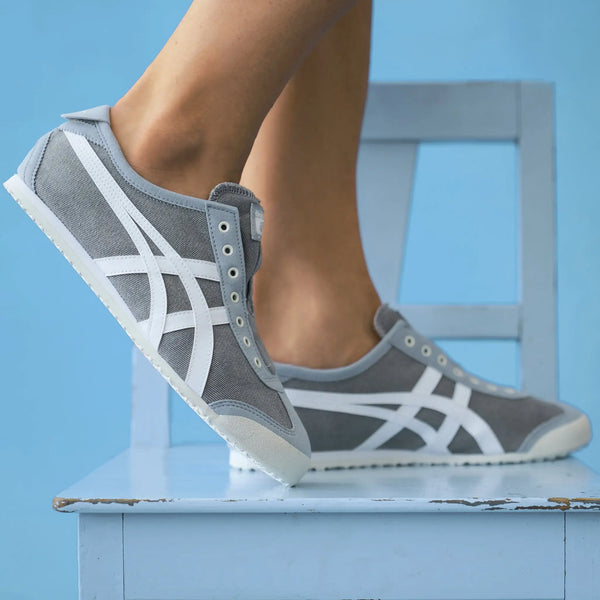 Onitsuk_a Tiger MeX.ico 66 Slip On Grey White 185