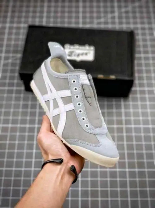 Onitsuk_a Tiger MeX.ico 66 Slip On Grey White 185