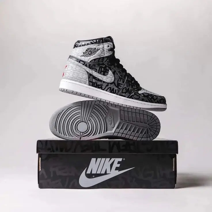 Nik e Jordan Retro 1 High OG Rebellionaire Semi Ua
