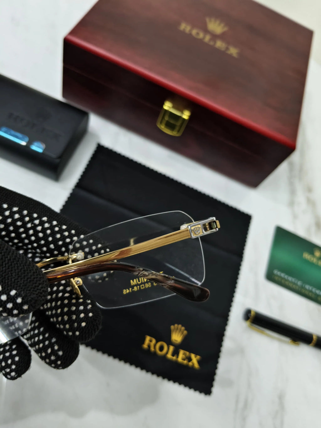 ROLEX TITANIUM IP K226245 ULTRA LUXURY FRAME WITH ALL ACCESSORIES KIT