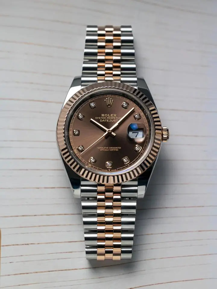 Rolex DateJust Chocolate
