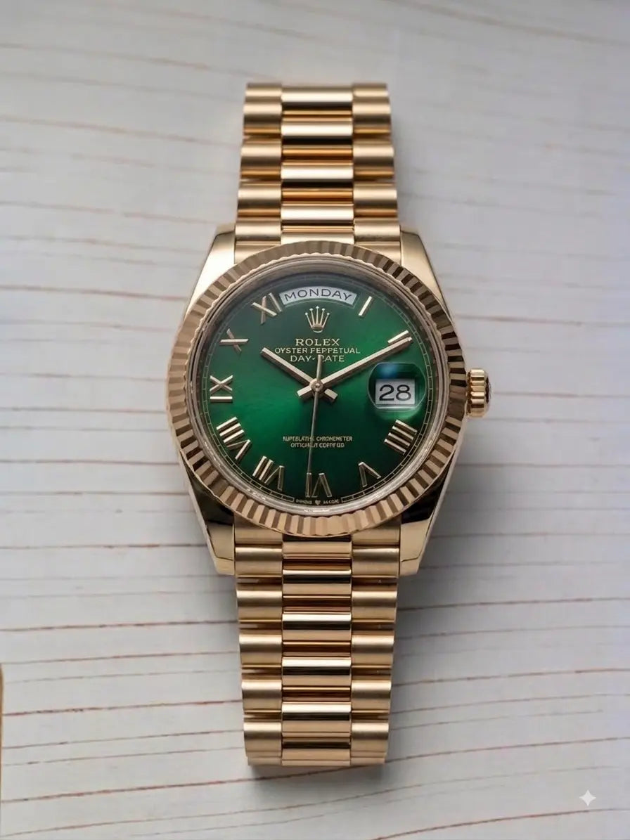 Rolex Day/Date Roman Dial Gold