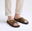 Louis_Vuitoon Cross Denim Brown Slide