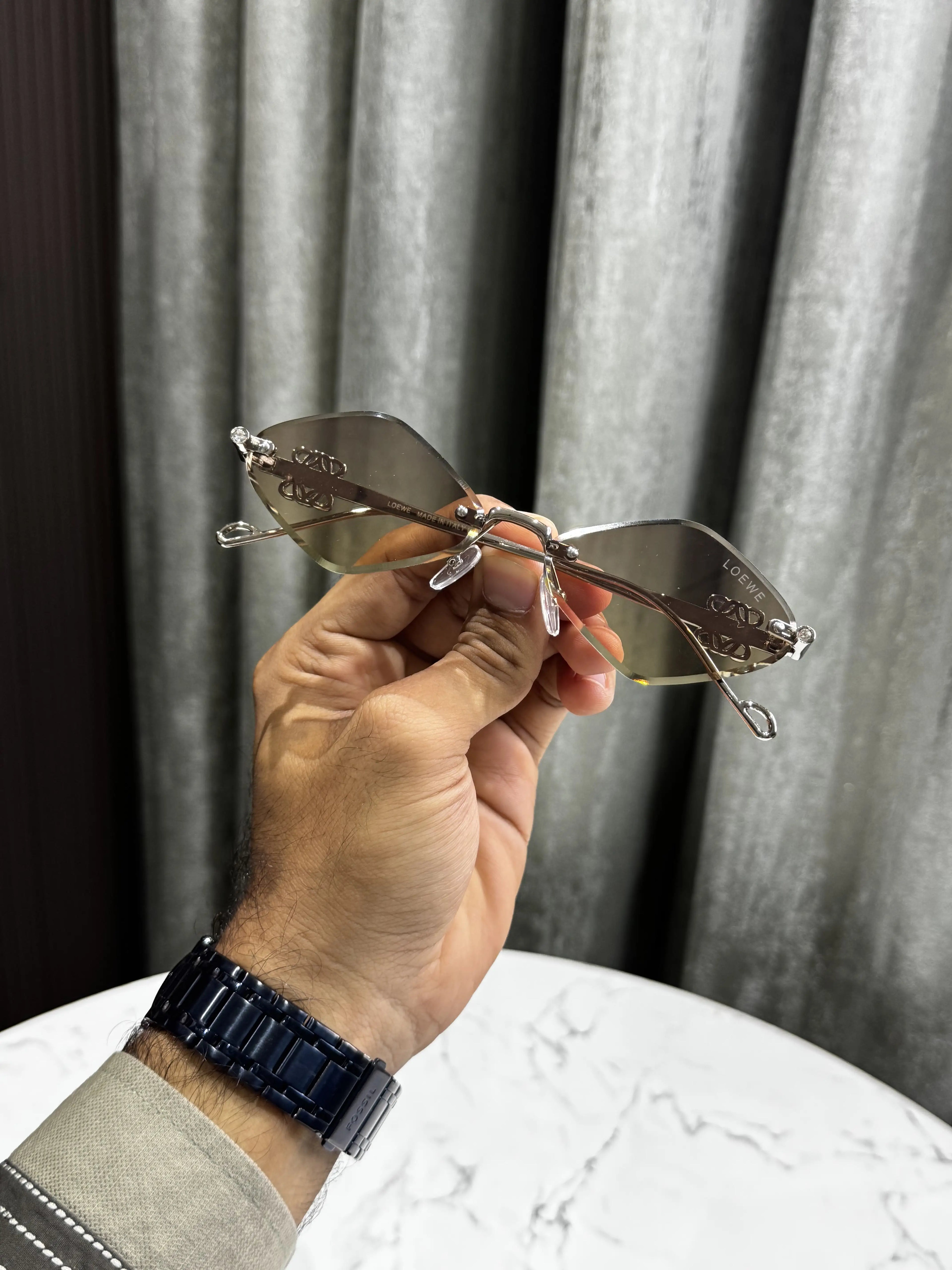 Loewe Metal Silver Cream Premium Shades T36