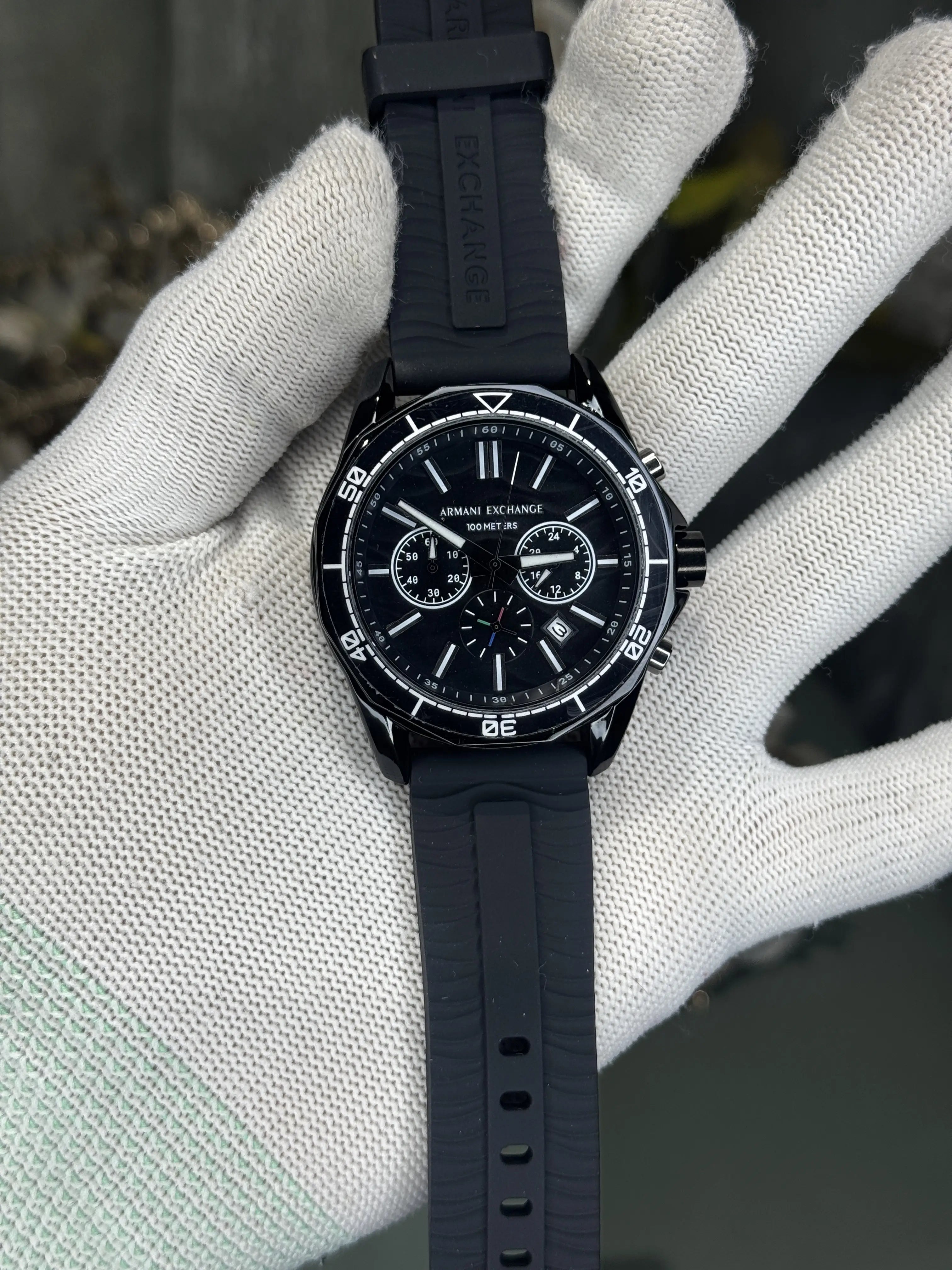 Arman i Exchange Spencer All Black Premium Chronograph Watch Secondary image