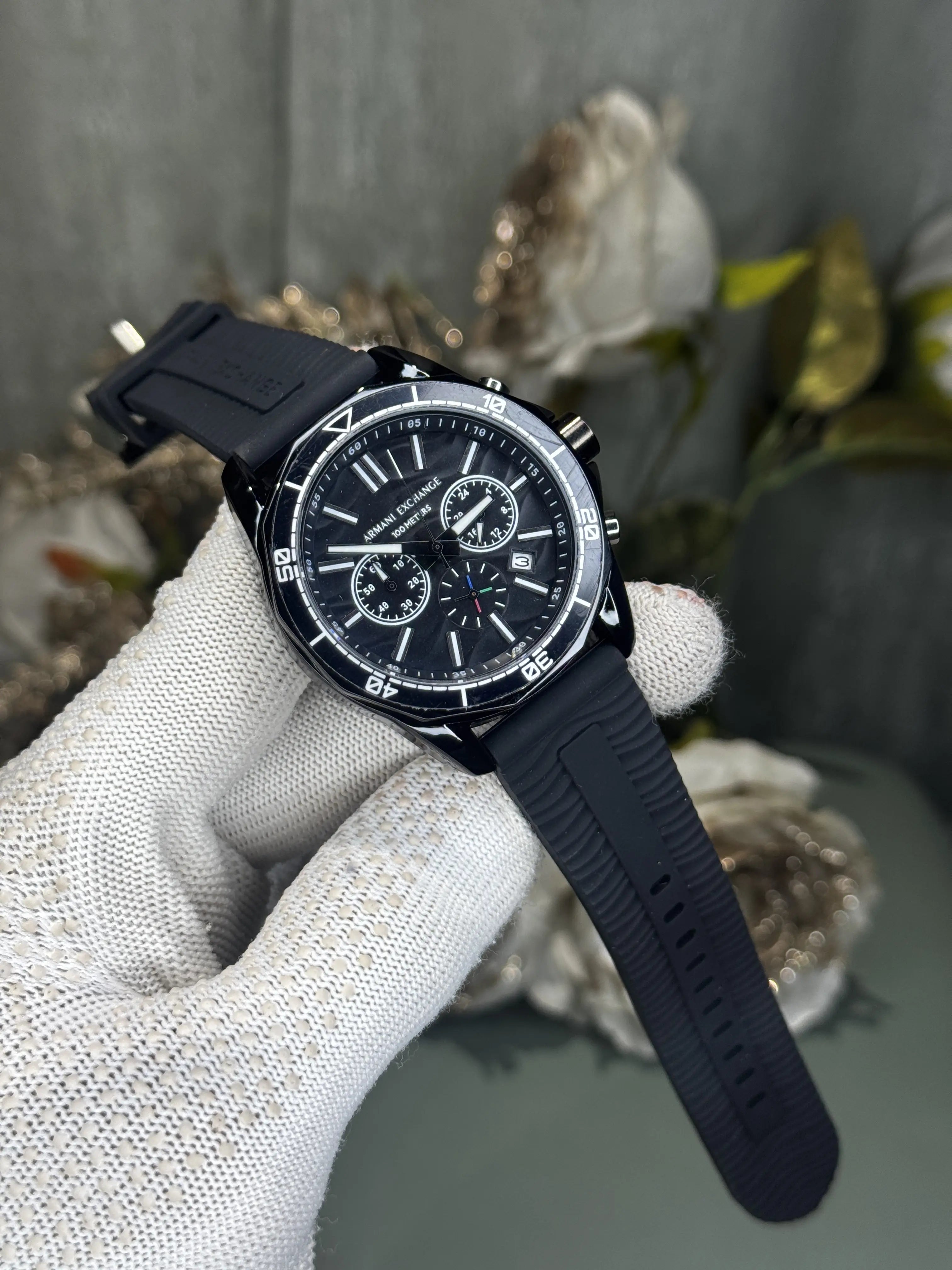 Arman i Exchange Spencer All Black Premium Chronograph Watch