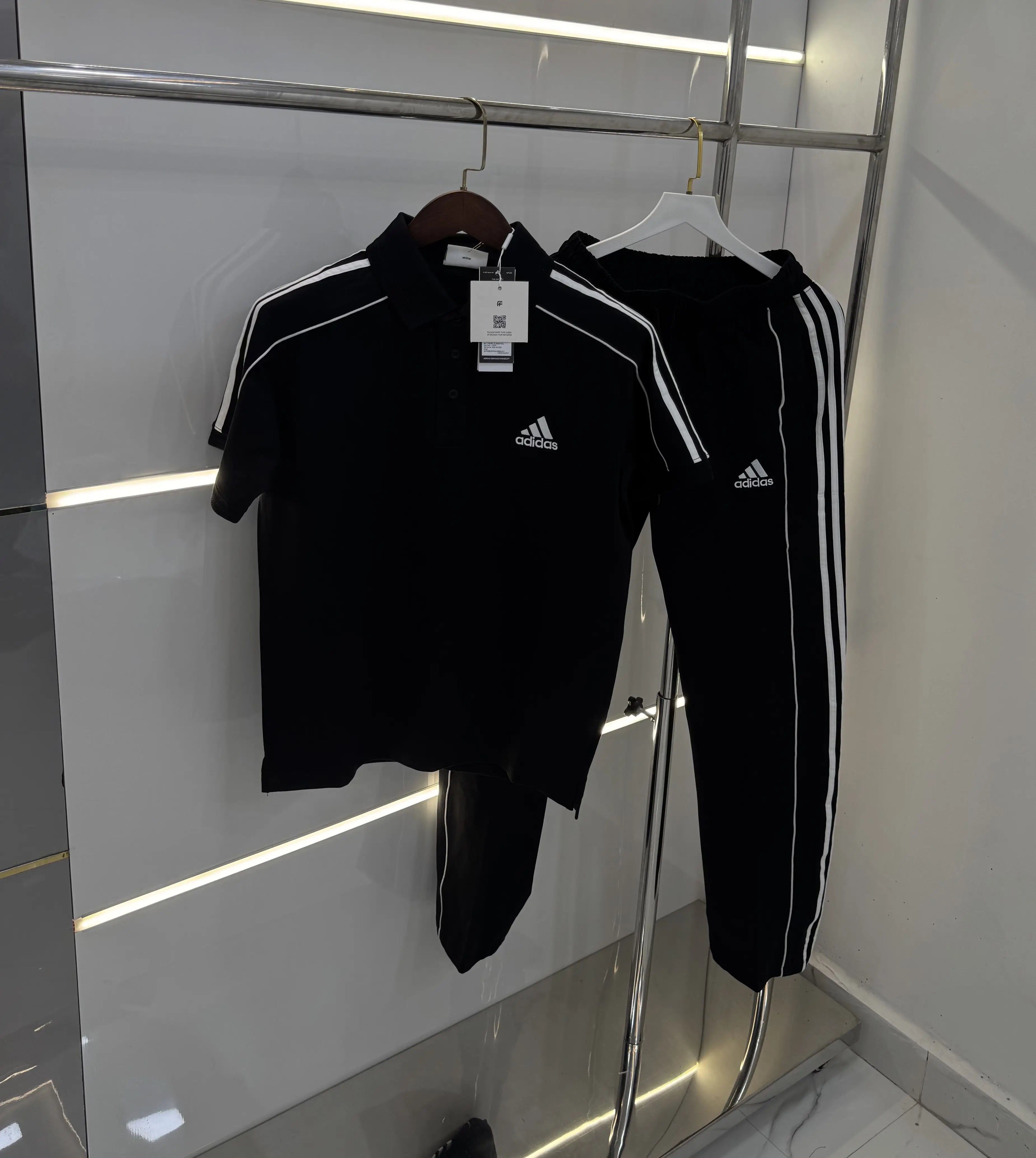 Adida s Black Logo Work Premium Tracksuit