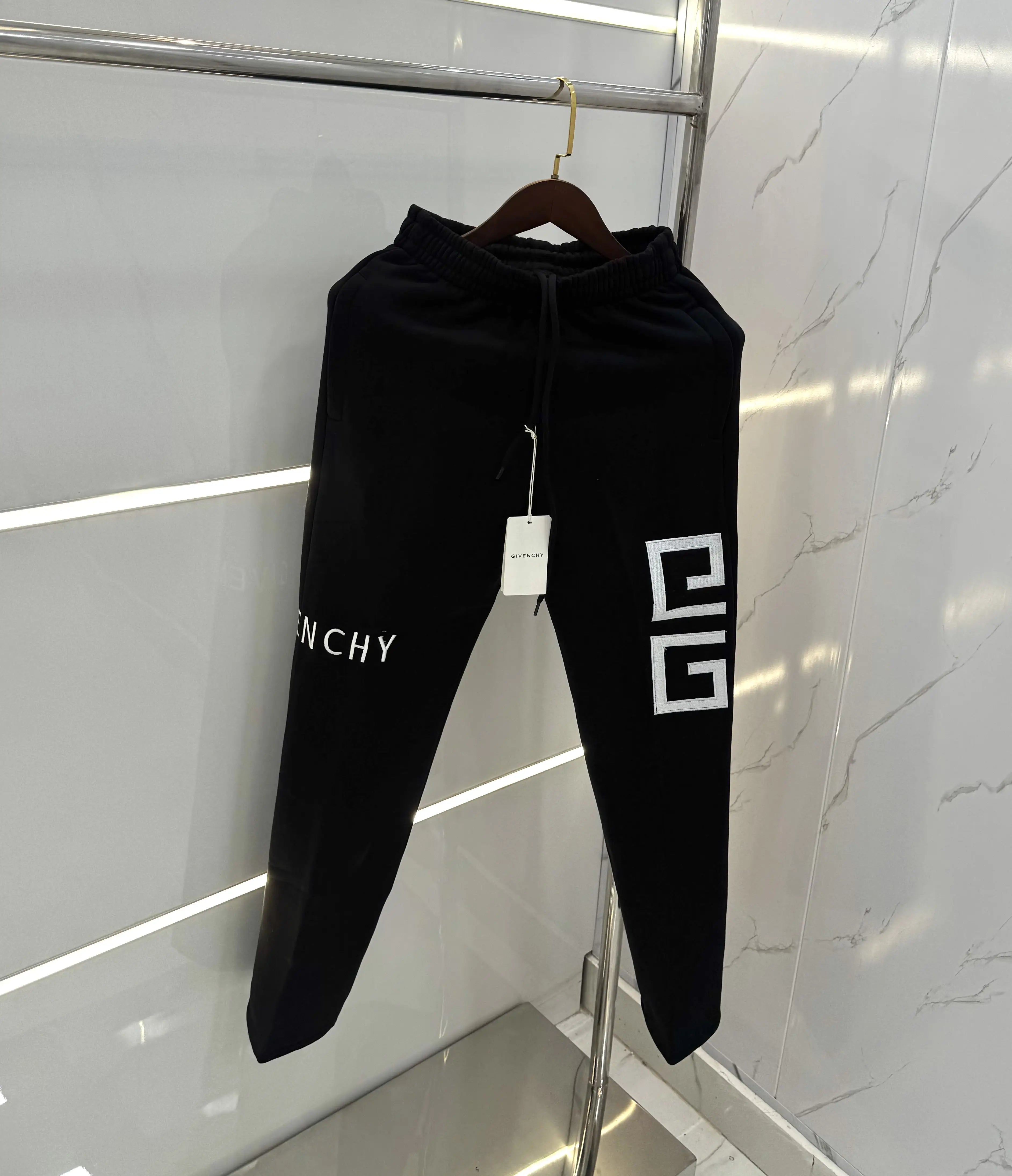 Givenchy Black Logo Work Imported Trackpant
