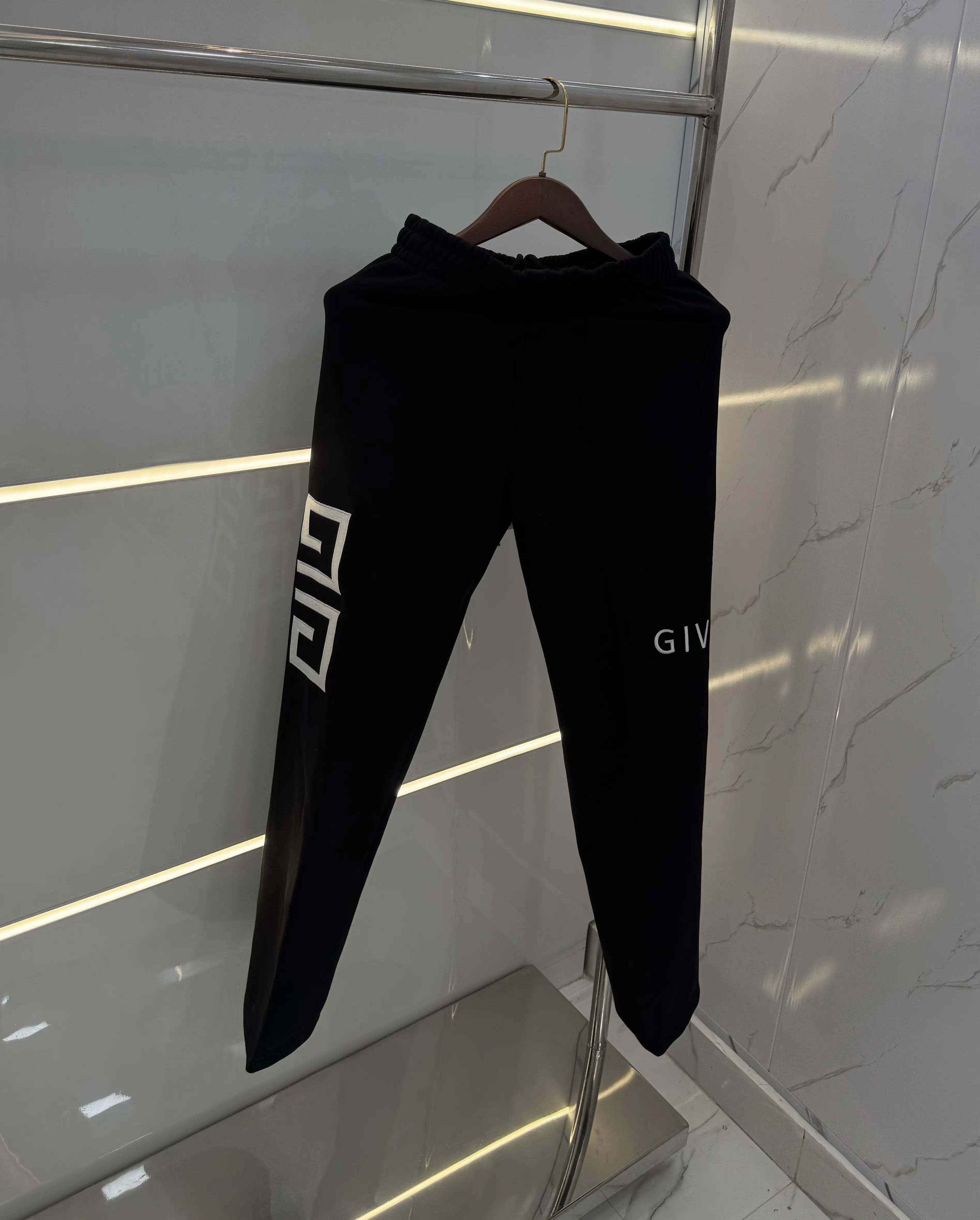 Givenchy Black Logo Work Imported Trackpant