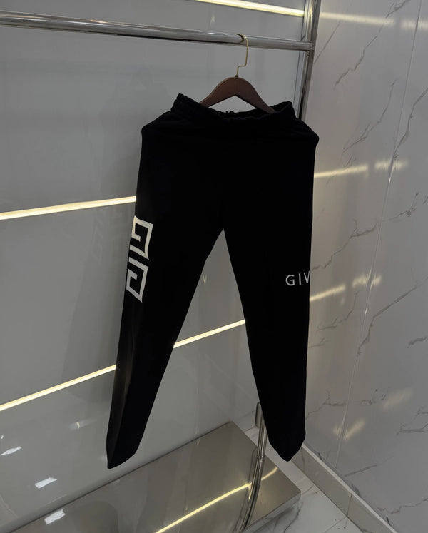 Givenchy Black Logo Work Imported Trackpant