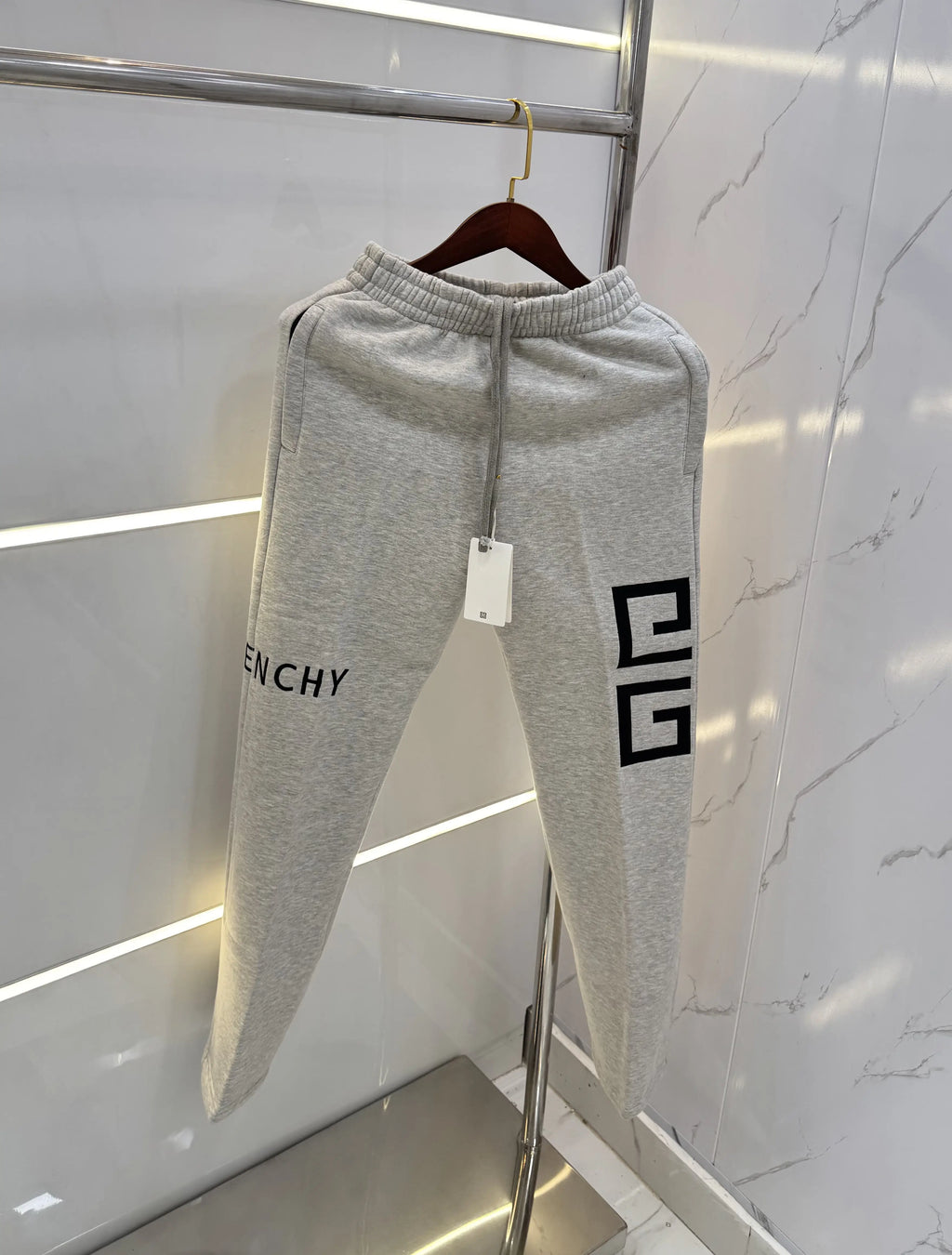 Givenchy Grey Logo Work Imported Trackpant
