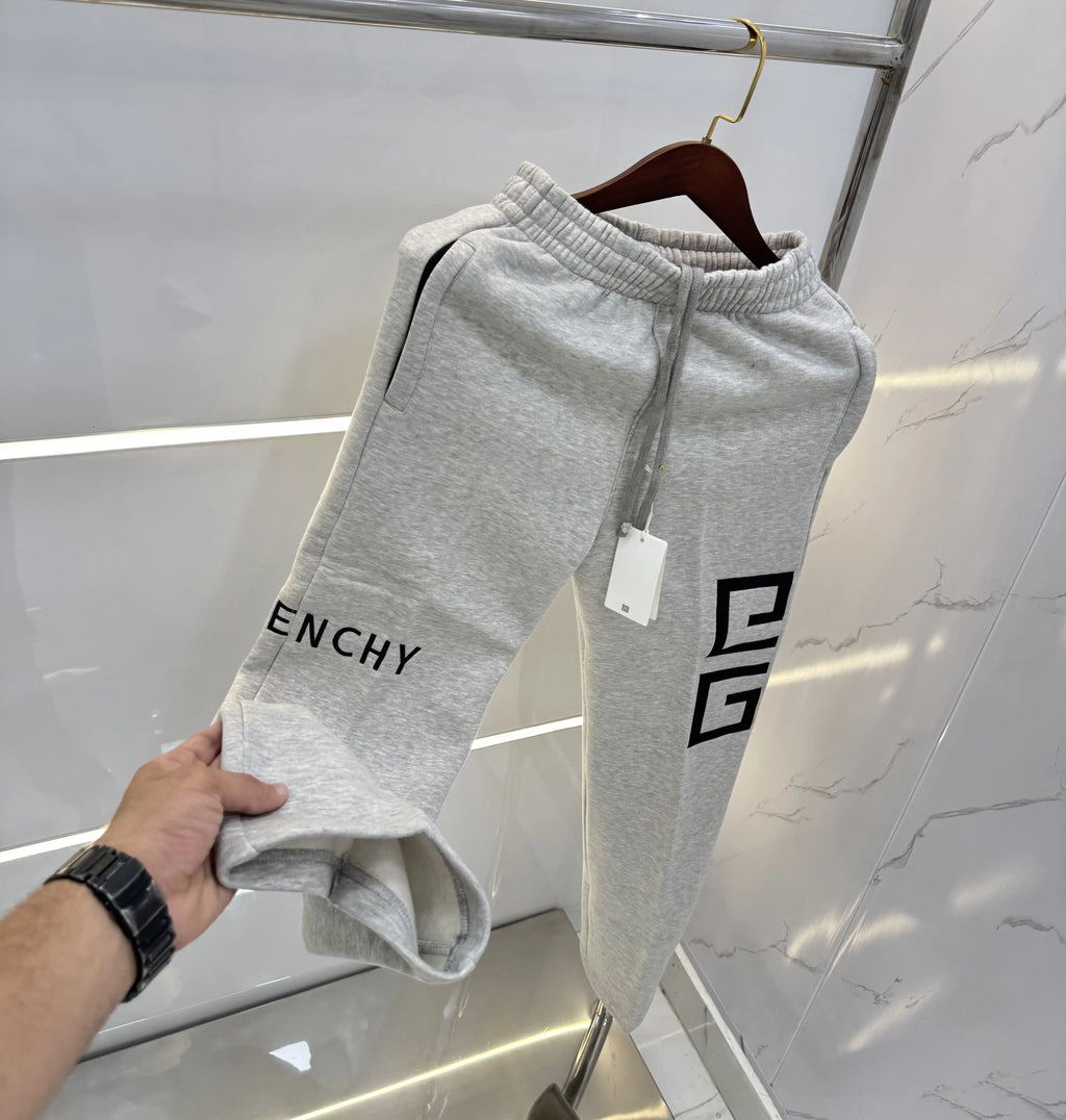 Givenchy Grey Logo Work Imported Trackpant