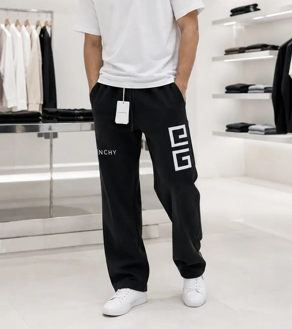 Givenchy Black Logo Work Imported Trackpant