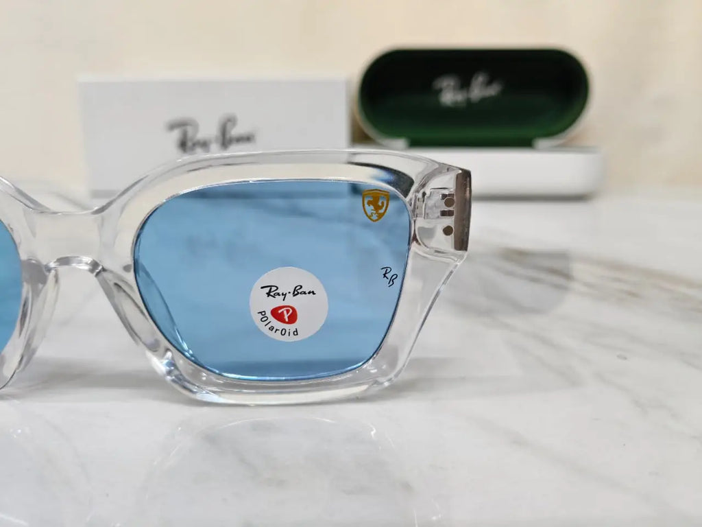 RAY BAN 83505 TRANSPARENT BLUE FERRARI EDITION
