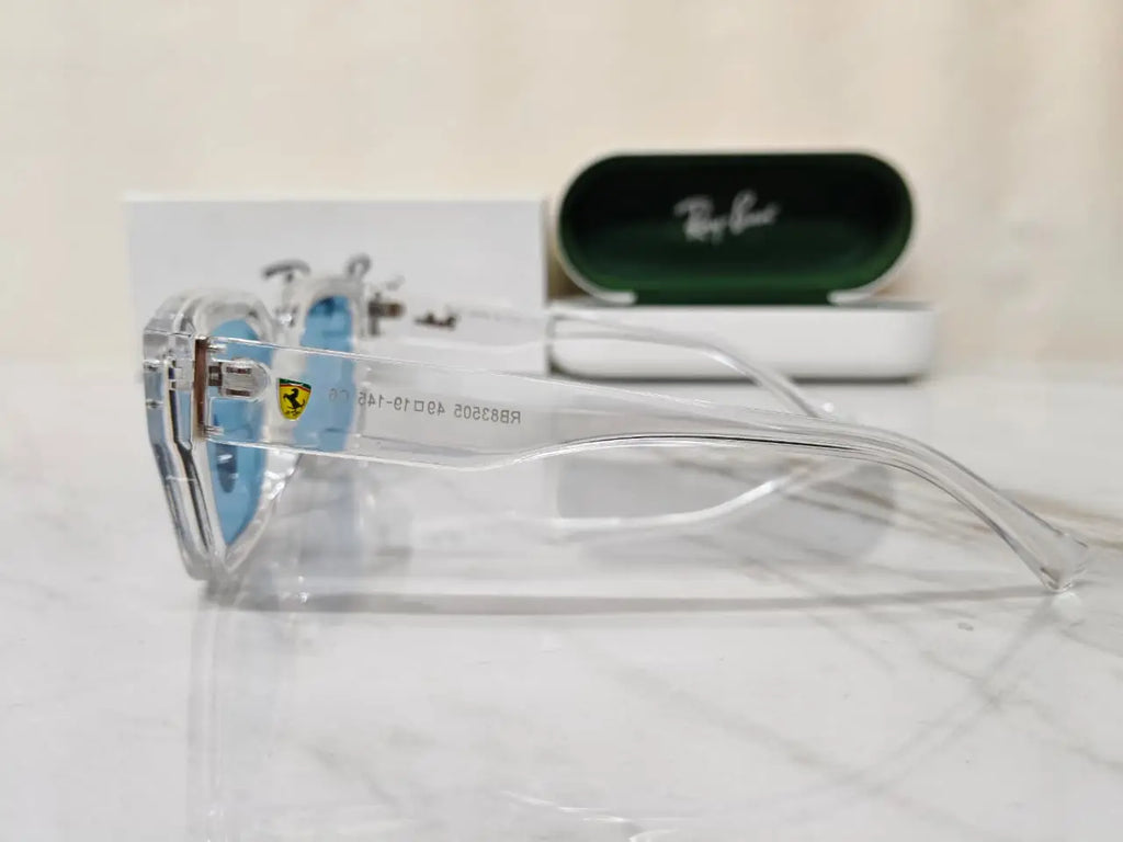RAY BAN 83505 TRANSPARENT BLUE FERRARI EDITION