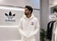 Adida s White Back Print Imported Premium Hoodie