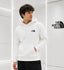 The  North Face White Printed Imported Hoodie