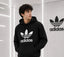 Adida s Black Logo Print Premium Classic Hoodie