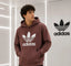 Adida s Milange Logo Print Premium Classic Hoodie