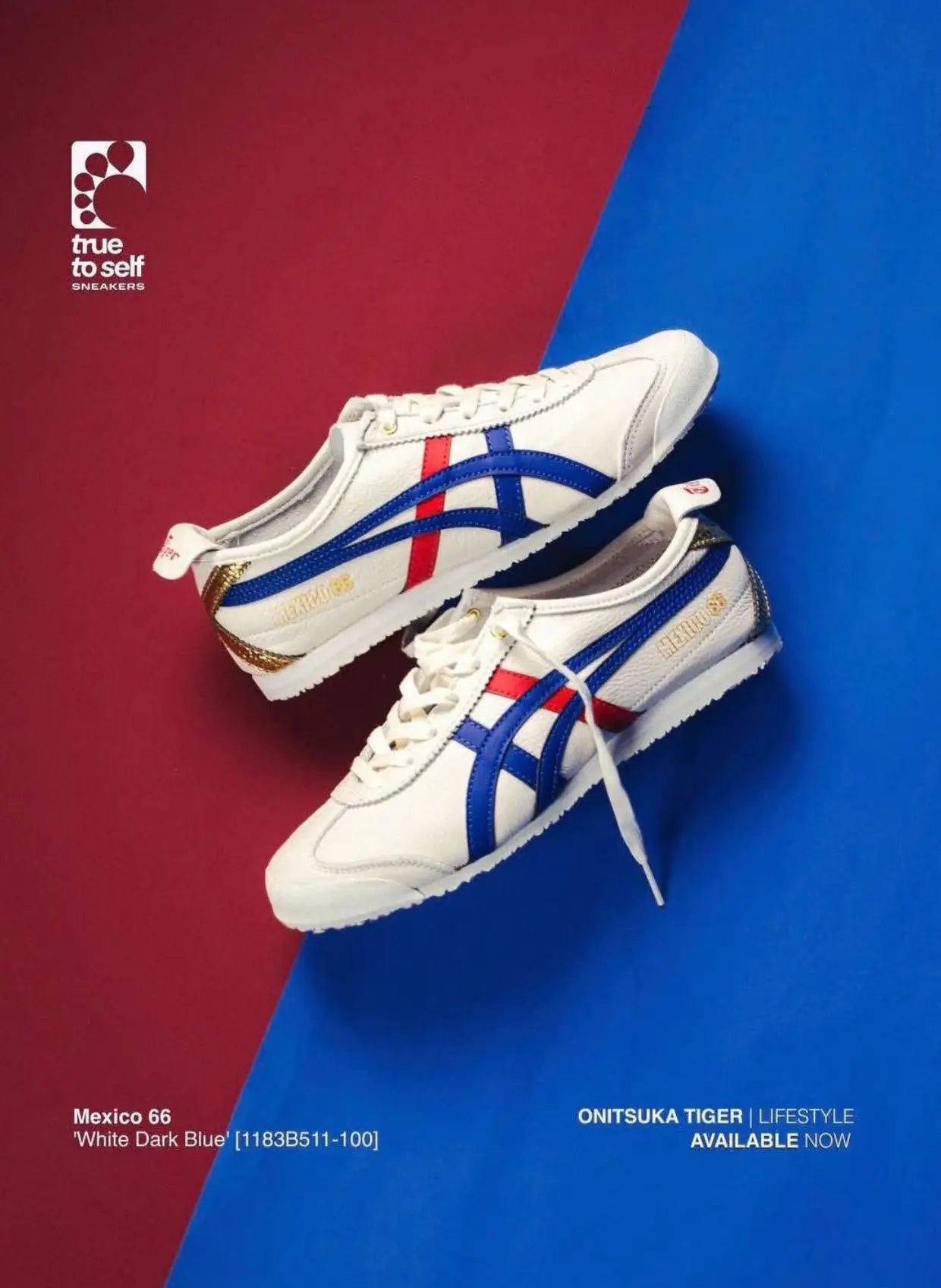 Onitsuka tiger mexico 66 white blue (151 Main image