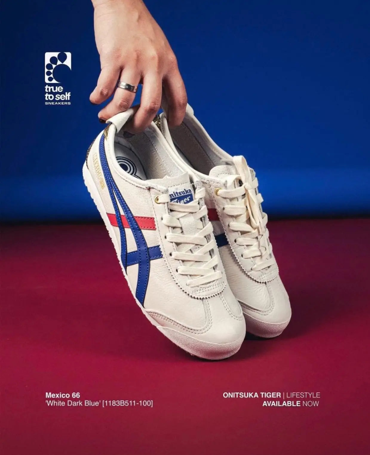 Onitsuka tiger mexico 66 white blue (151 Secondary image