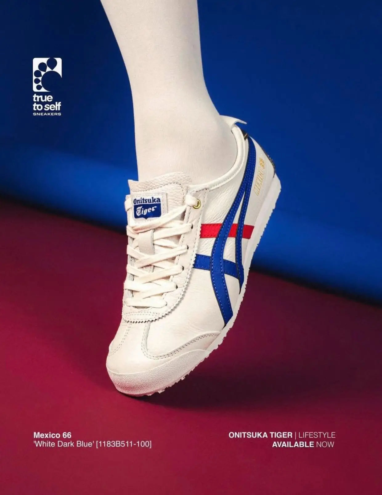 Onitsuka tiger mexico 66 white blue (151