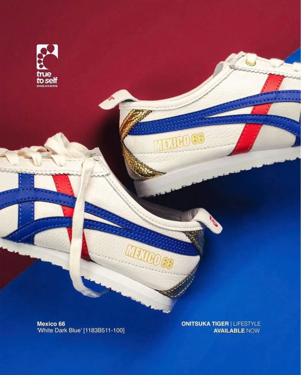 Onitsuka tiger mexico 66 white blue (151