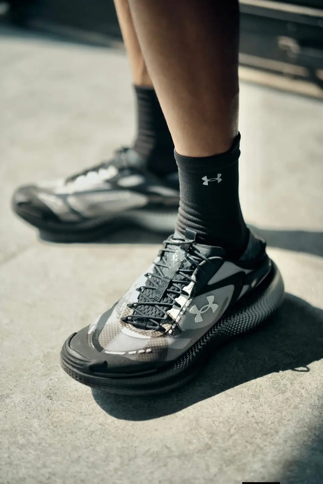 under 4rmour UA Echo SlipSpeed Black White (462