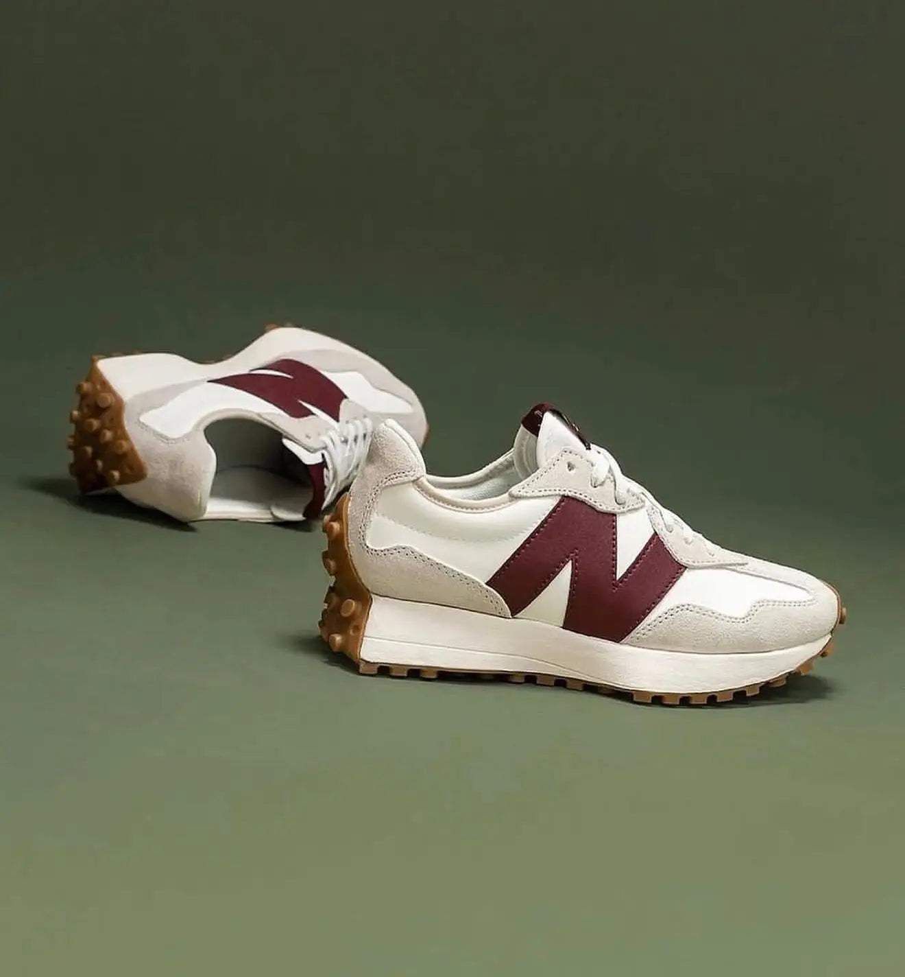 New balanc 327 moonbeam burgundy Fix(084 Secondary image