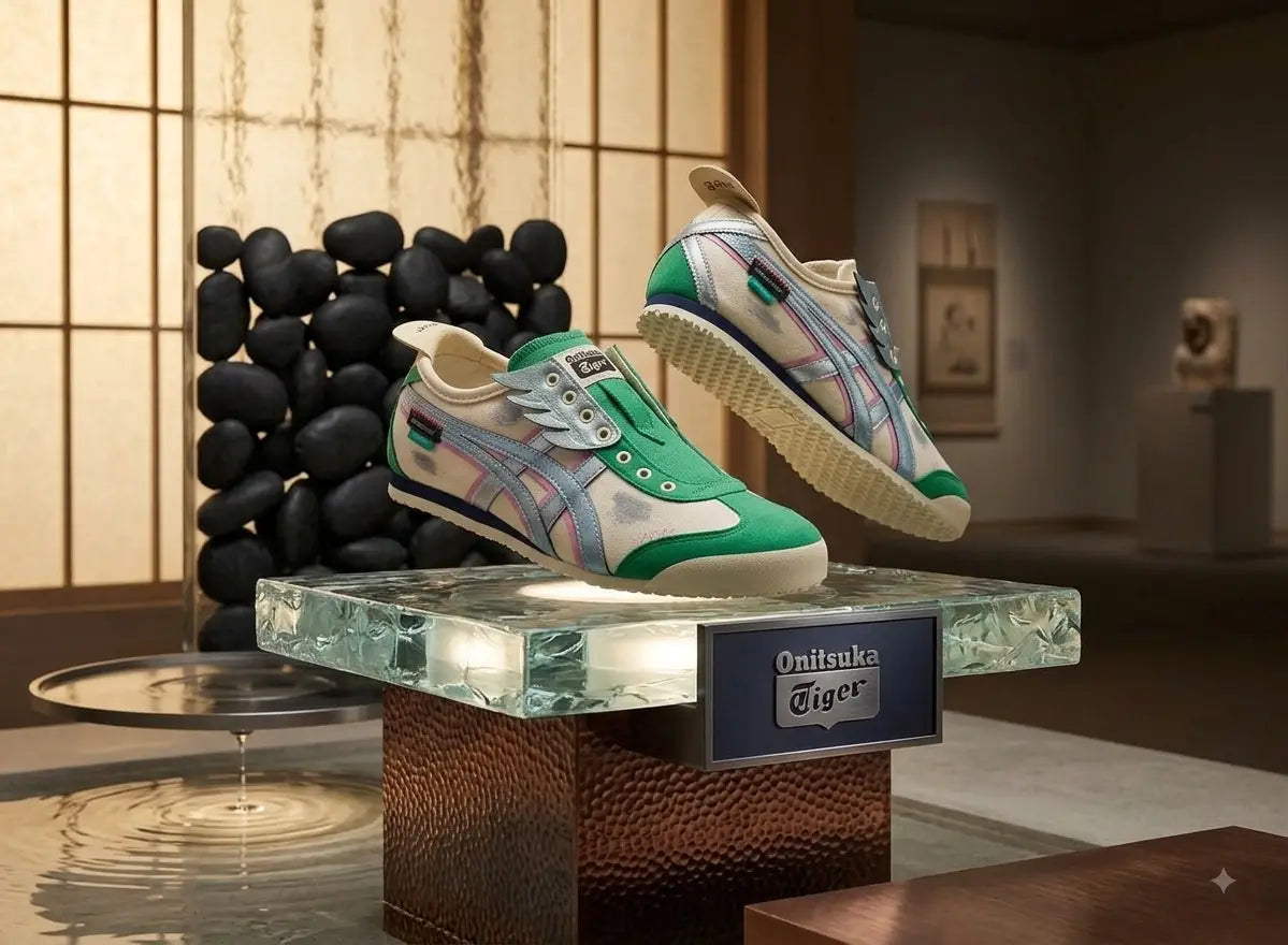 Onitsuka_Tiger PandaPrank X SlipOn green 207 Main image