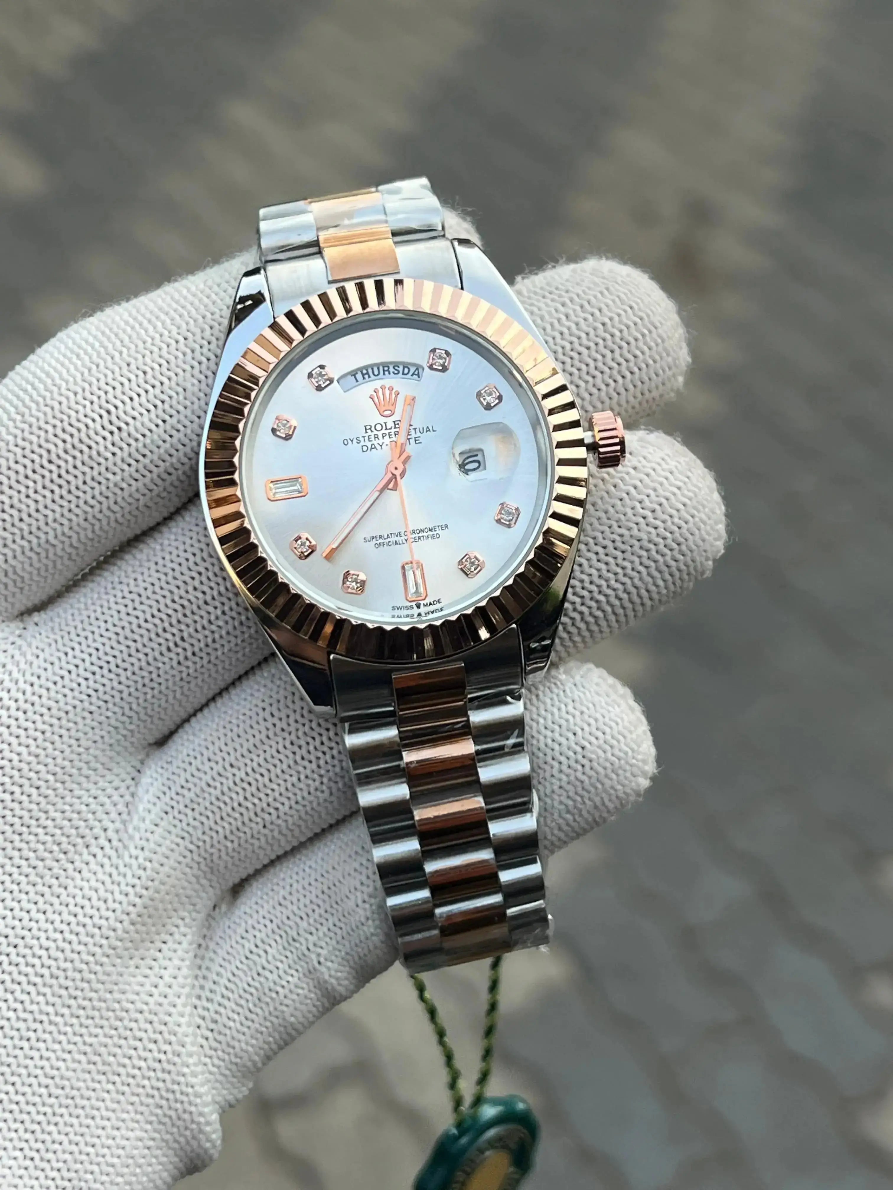 Rolex Two Tone Diamond White Secondary image