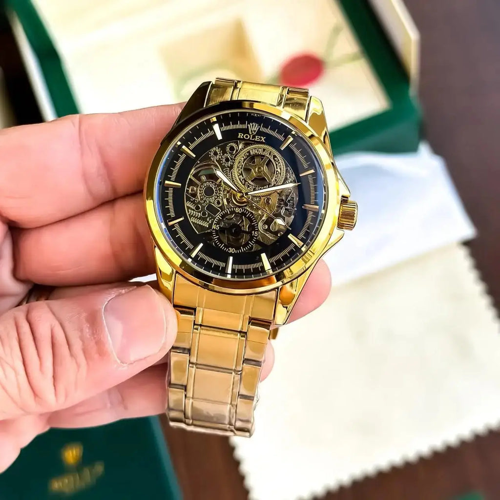 Role_x Automatic Gold Black