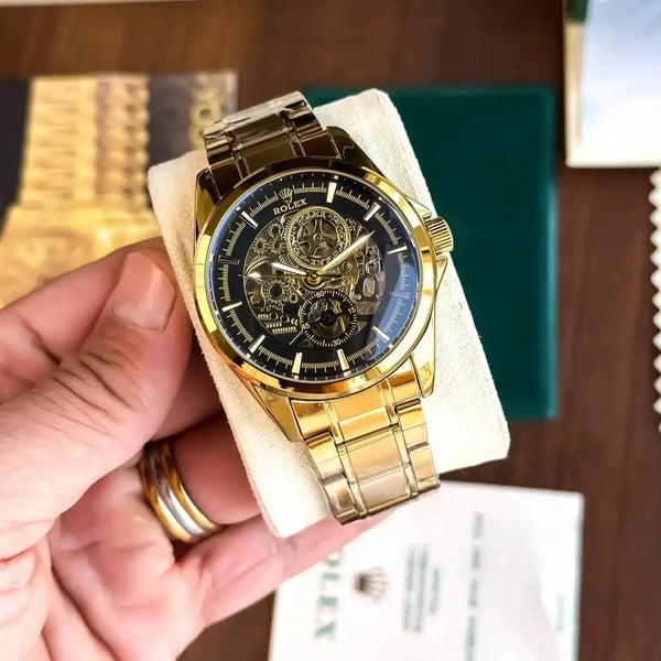 Role_x Automatic Gold Black