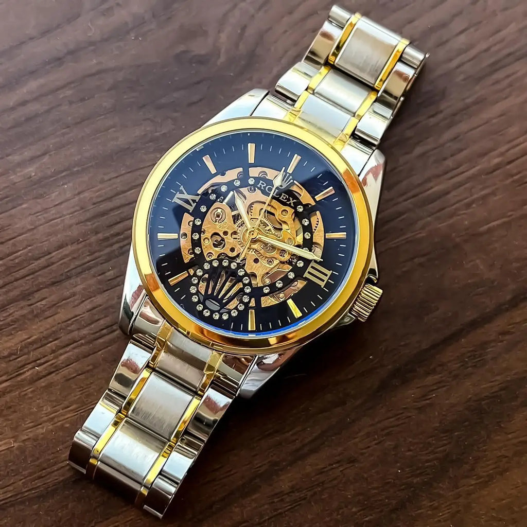 Rol_ex Automatic Two Tone Gold Black