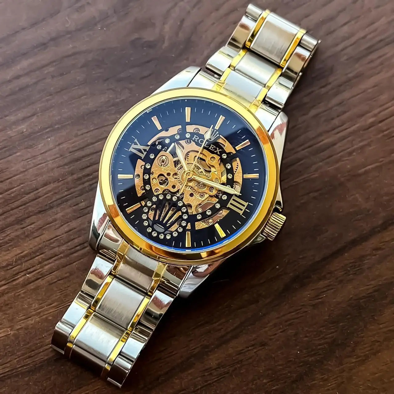 Rol_ex Automatic Two Tone Gold Black Main image