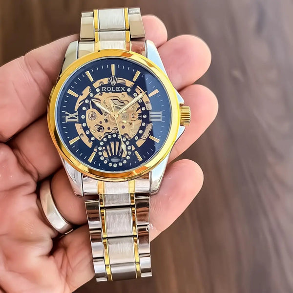 Rol_ex Automatic Two Tone Gold Black