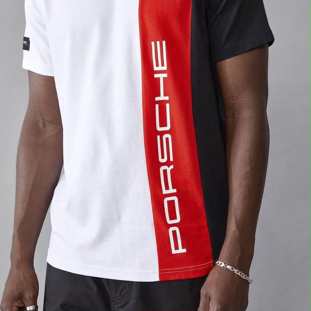 Hugo  Bos s X Porsche White Logo Work Premium Polo T-shirt