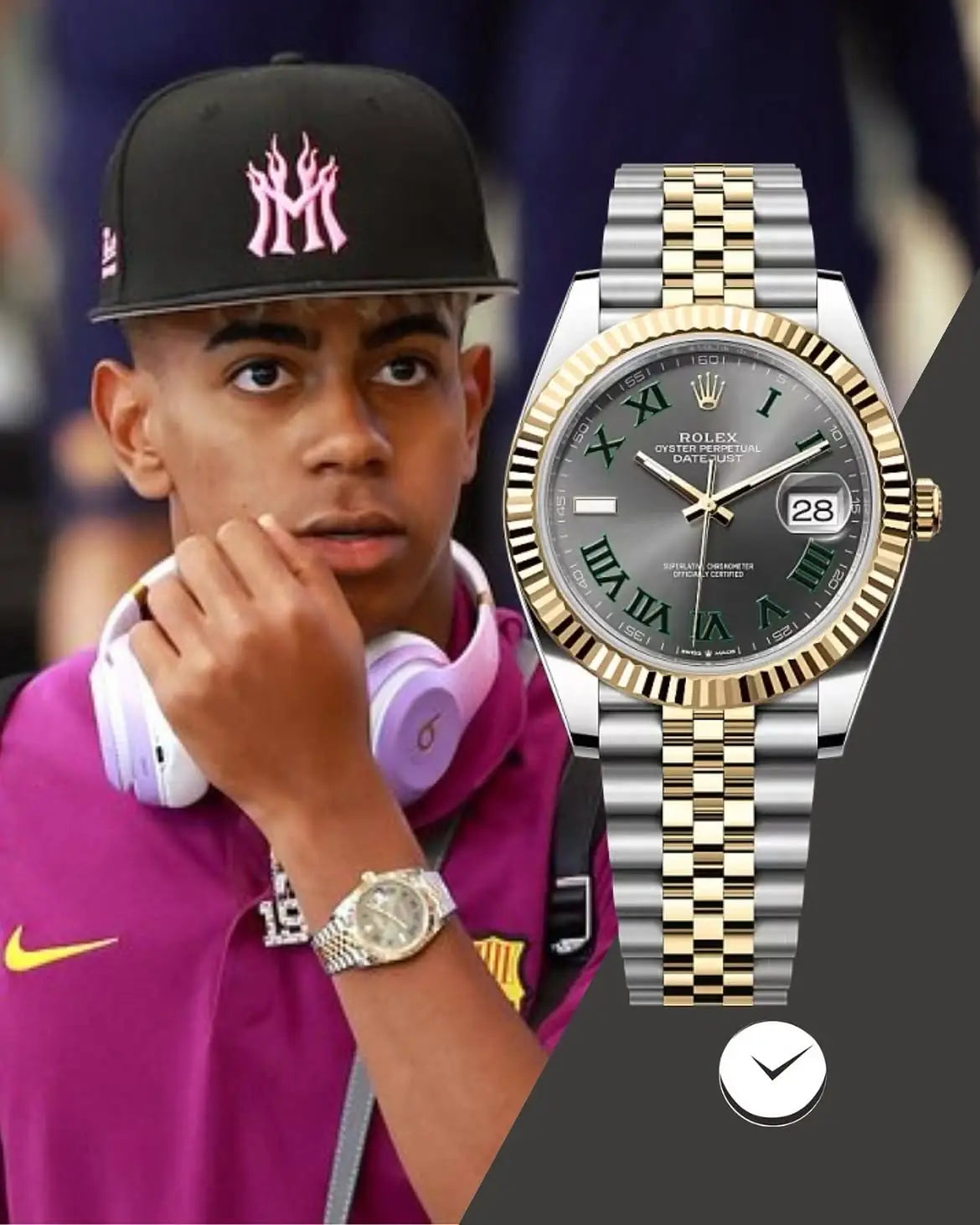 Rolex Date Just Winbledon Heavy Quality