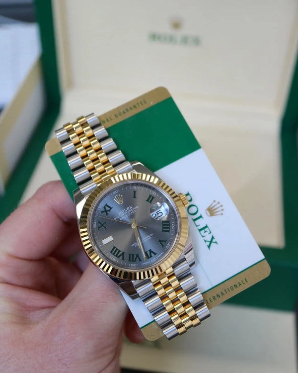 Rolex Date Just Winbledon Heavy Quality