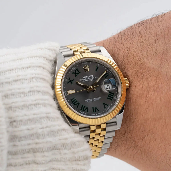 Rolex Date Just Winbledon Heavy Quality