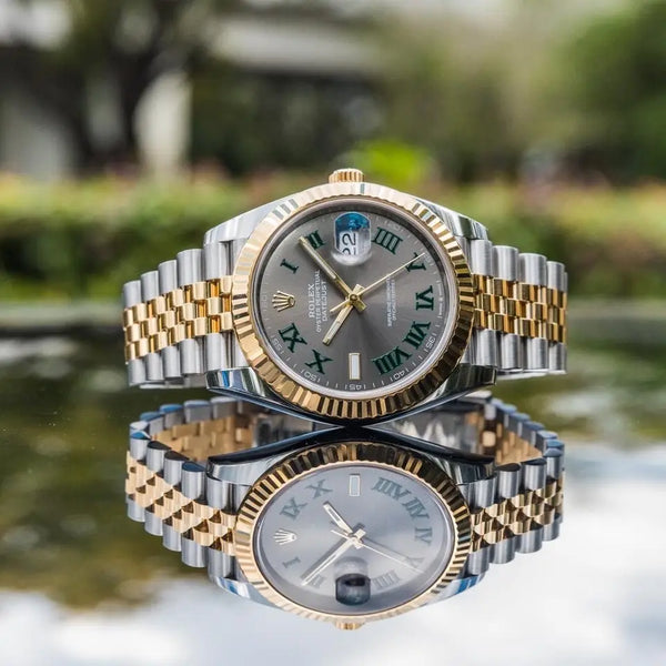 Rolex Date Just Winbledon Heavy Quality
