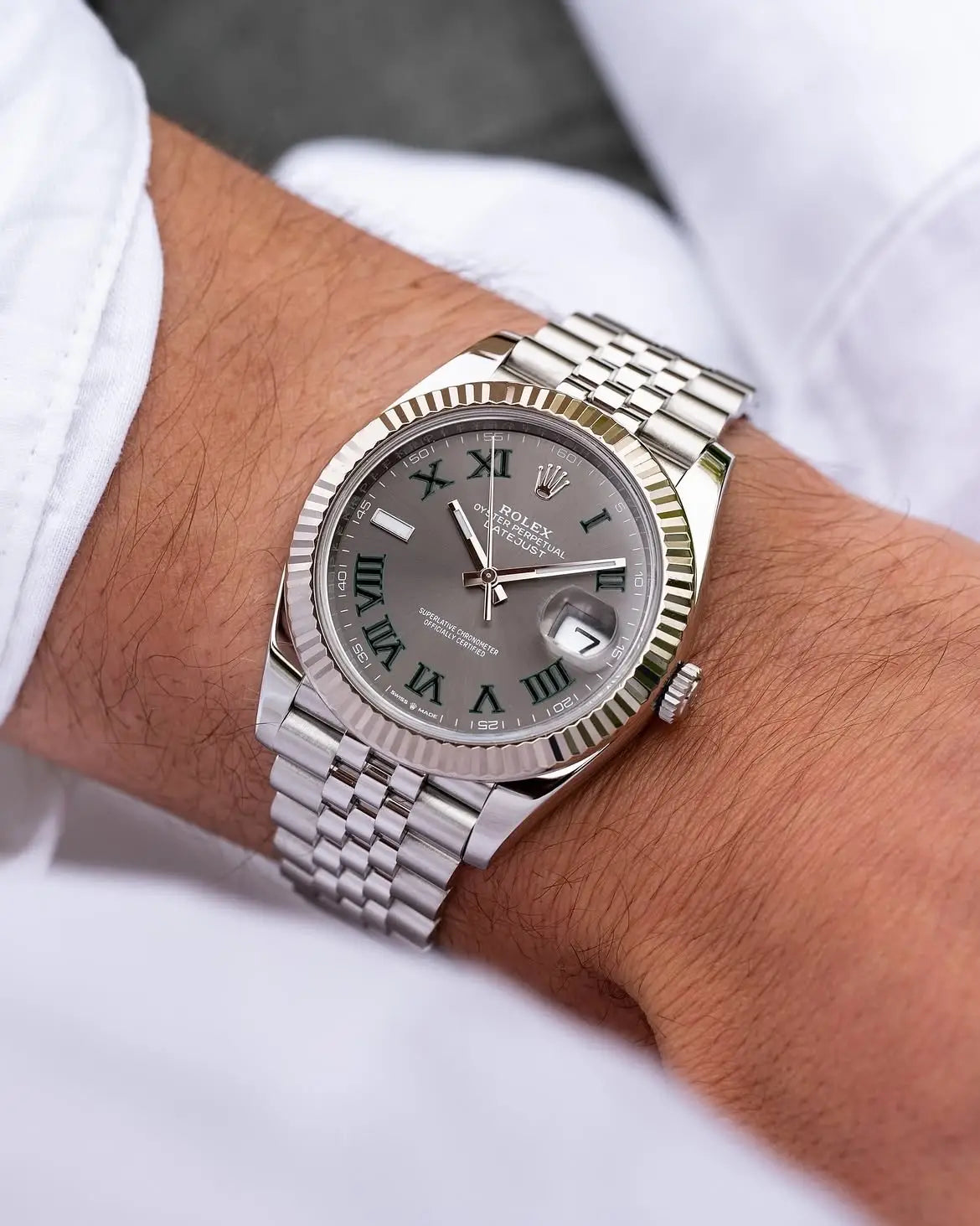 Rolex Date Just Winbledon Heavy Quality