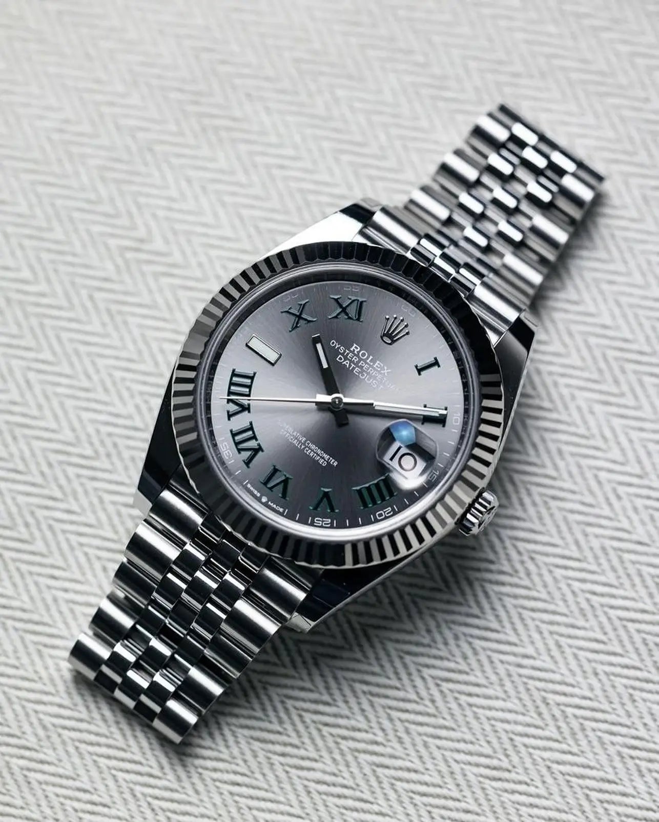 Rolex Date Just Winbledon Heavy Quality