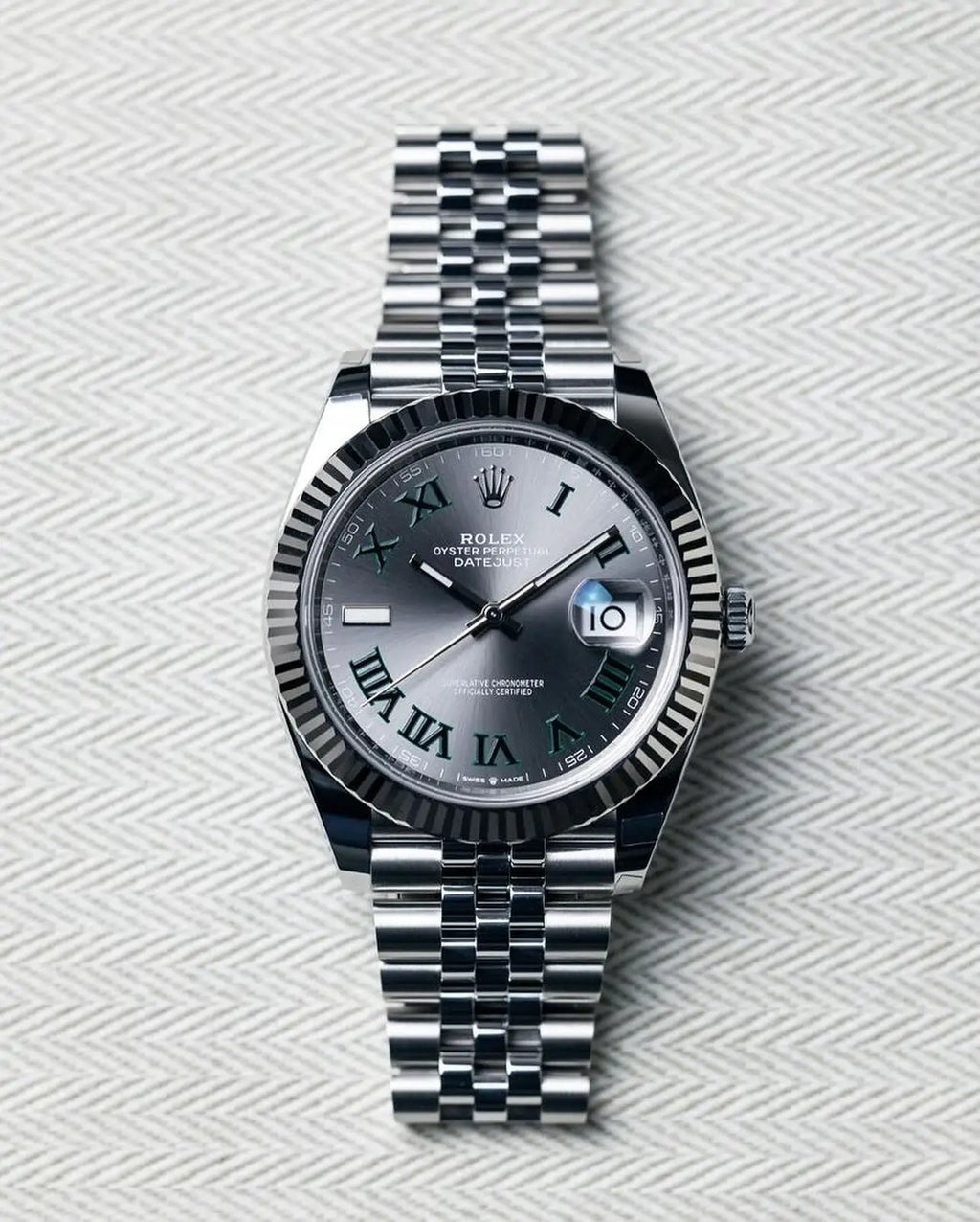 Rolex Date Just Winbledon Heavy Quality