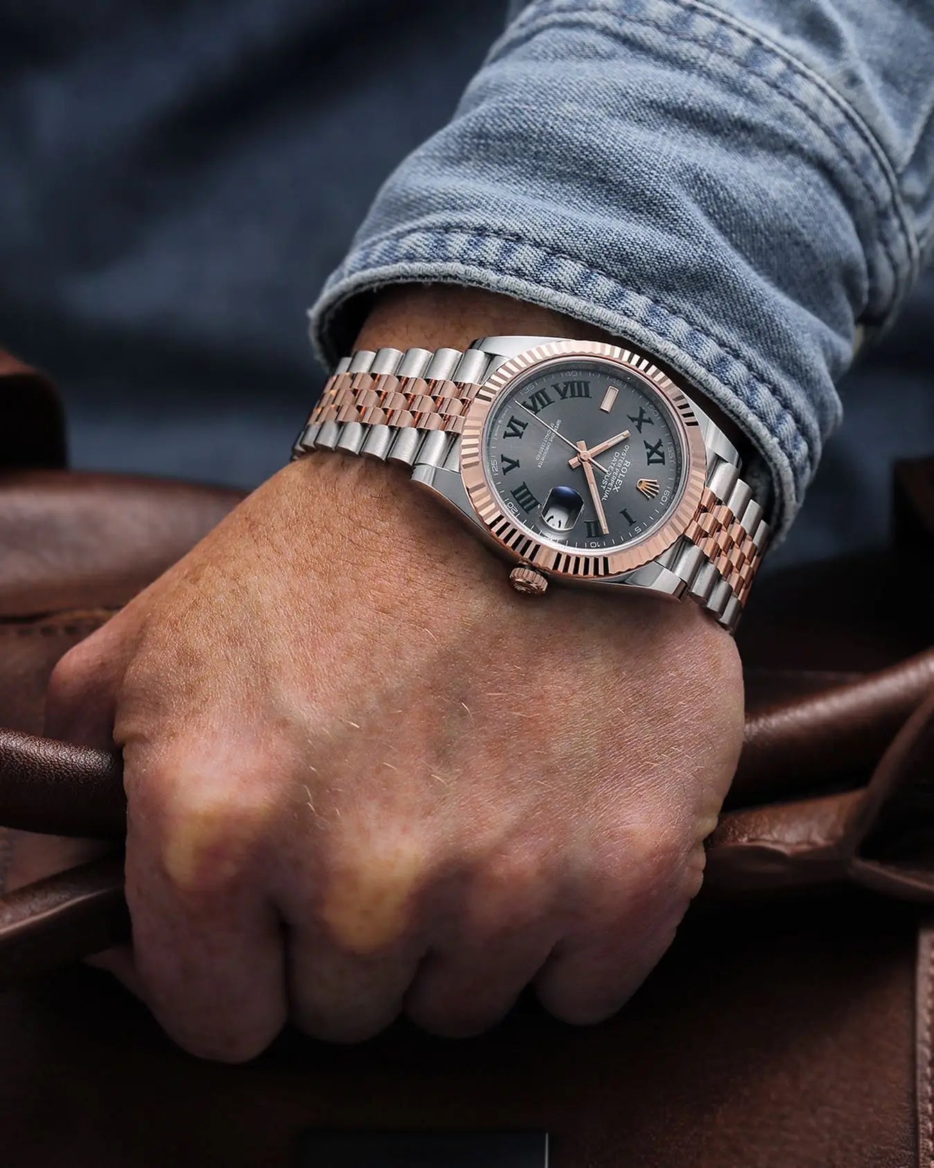 Rolex Date Just Winbledon Heavy Quality