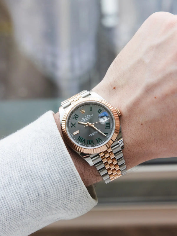 Rolex Date Just Winbledon Heavy Quality